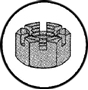 Picture for category Slotted Hex Nuts Finished Pattern