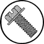 Picture for category Indented Hex Washer Slotted Machine Screws