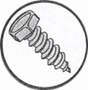 Picture for category Indented Hex Unslotted A Self Tapping Screws