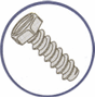 Picture for category Indented Hex Slotted B Self Tapping Screws