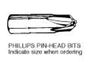 Picture for category Phillips Pin-Head Bits