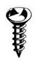 Picture for category Oval Head/Countersunk Sheet Metal One Way Slotted Screws 