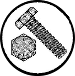 Picture of 1424BHT8 , Grade 8 Hex Tap Bolts
