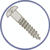 Picture of 1040DPR , Round Phillips Wood Screws