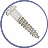 Picture of 0404DSR , Round Slotted Wood Screws