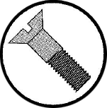 Picture of 5024CSF , Slotted Flat Cap Screws