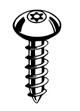 Picture of 4.10A114BS , Button Head/Sheet Metal Screw Torx® Pin Head