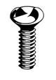 Picture of 5.63212OS , Oval Head/Countersunk Machine Screw One Way Slotted
