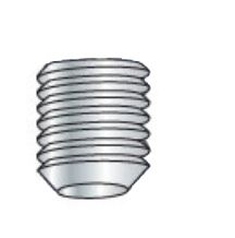 Picture of 0402SSC , Coarse Thread Socket Set Screw Cup Plain