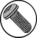 Picture of 0406MQP , Pan Square Machine Screws