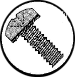 Picture of 0405EPPY , Pan Phillips External Sems Machine Screws