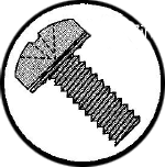 Picture of 0404IPPY ,  Pan Phillips Internal Sems Machine Screws