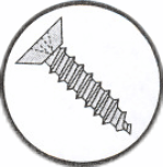 Picture of 1212ABPU , Flat Phillips Undercut AB Self Tapping Screws