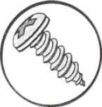 Picture of 0202ABPP , Pan Phillips A Self Tapping Screws