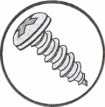 Picture of 0608ABPP , Pan Phillips AB Self Tapping Screws