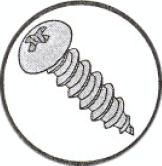Picture of 0404ABPR , Round Phillips A Self Tapping Screws