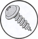 Picture of 0816APRW , Round Washer Phillips A Self Tapping Screws