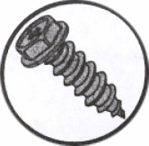 Picture of 0608APW , Hex Washer Phillips A Self Tapping Screws