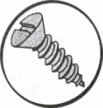 Picture of 0616ASO , Oval Slotted A Self Tapping Screws