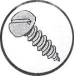 Picture of 0608ABSP , Pan Slotted AB Self Tapping Screws