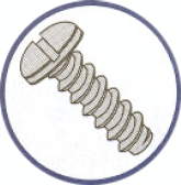 Picture of 0403BSP , Pan Slotted B Self Tapping Screws