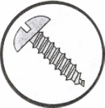 Picture of 1006ABSR, Round Slotted AB Self Tapping Screws