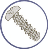 Picture of 0203HPP188 , Pan Phillips High-Low Self Tapping Screws