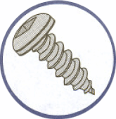 Picture of 0606ABQP , Pan Square Recess A Self Tapping Screws